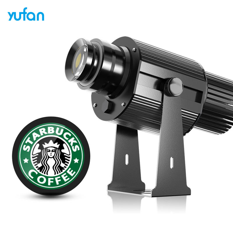 Outdoor Waterproof Laser Custom logo Projection Indoor Door Floor Rotate Gobo Projector 50w Led Elevator Advertising Light