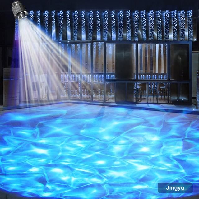 High Power Long Range 200W Led Water Wave Light Projector Water Ripples Projector Light