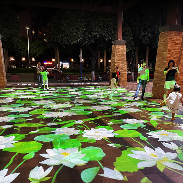 60w Global Customized Laser Dynamic Lamp 4k High Definition Outdoor Street Full Color Advert Light Gobo logo Projector