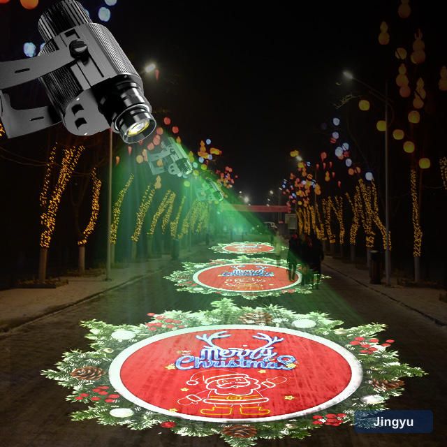 Oem hd Gobo Projector Slide logo Machine Street Building Monogram Billboard Led Advertising Light