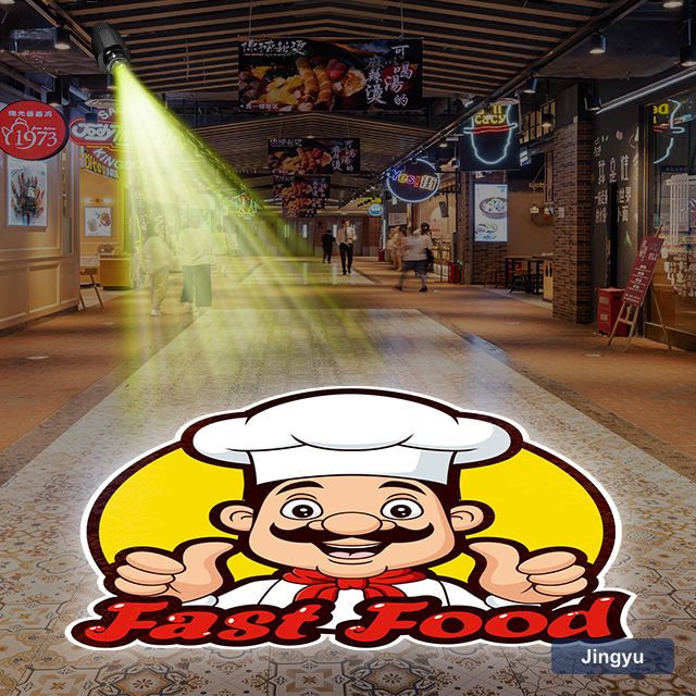 Led Sign Makers Outdoor Advertisement Board Spotlight Custom Led Laser Advertising Lights logo Projector