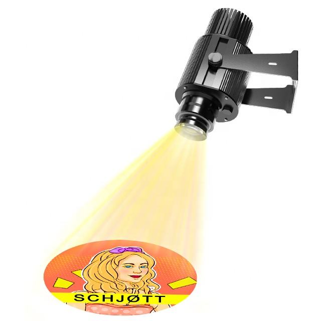 Global Custom 100w HD IP67 Waterproof Outdoor Door Projection Lamp Led Advertising Light logo Gobo Projector