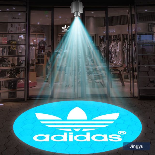 60W GOBO Logo Projector Light Projector Lamp for Store Wedding Restaurant Christmas Event Advertising Signs Indoor Use,Silver
