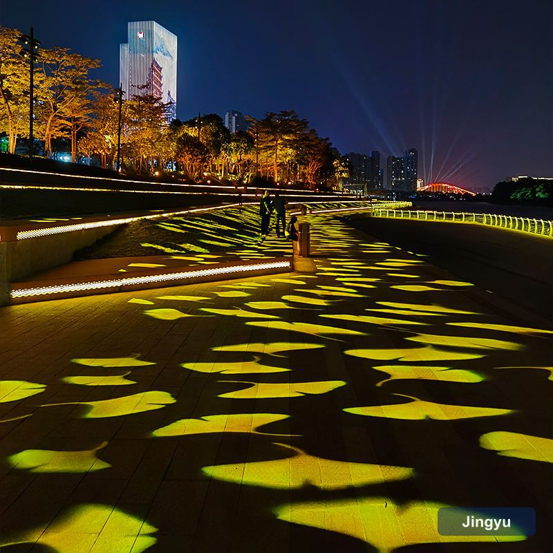 Advertisement Lamp 3d Dynamic Display Street Decoration logo Projector Aluminum Alloy Led Advertising Light