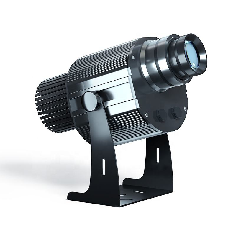 60W Waterproof Outdoor Logo Projector Static Style Gobo Projection Light with Remote Control LED Advertising Projector