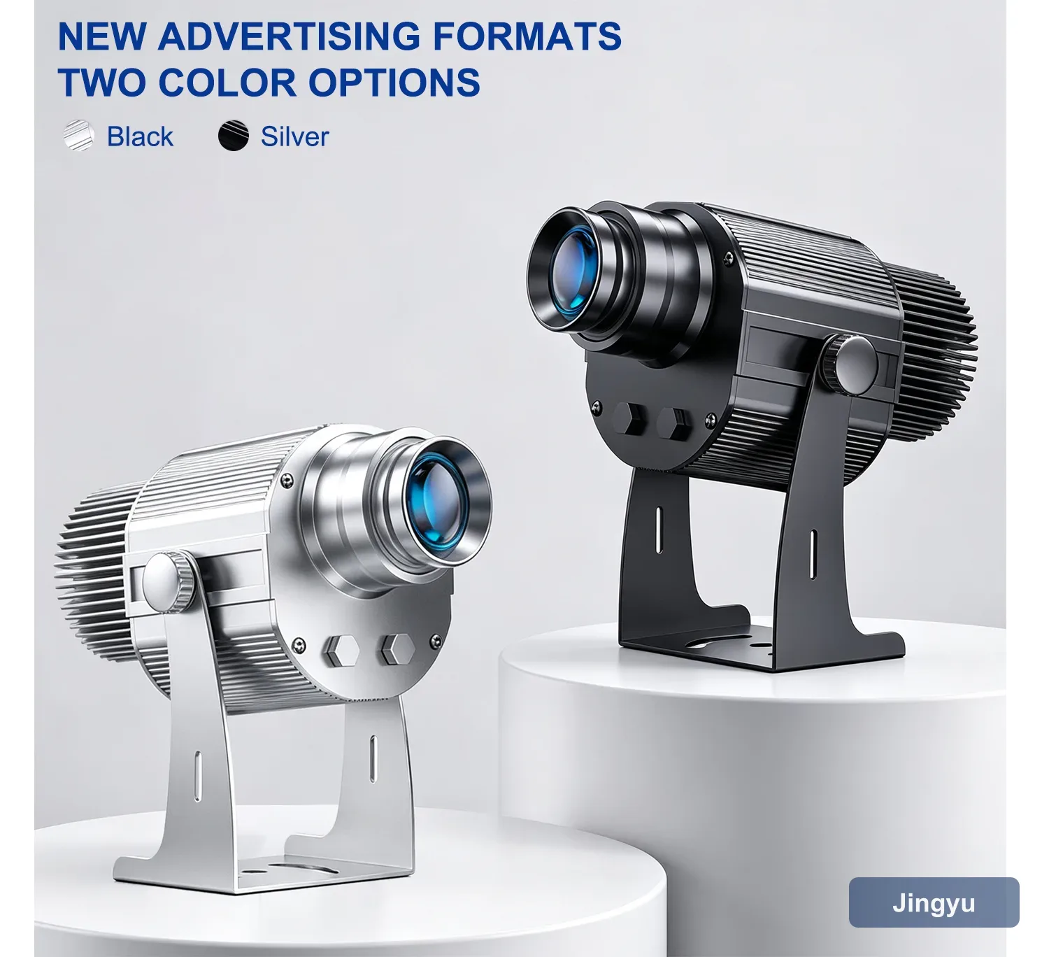 100W High Power Waterproof Outdoor LED Gobo Projector, Custom Rotating Logo Light for Plaza & Exhibition — detail 1