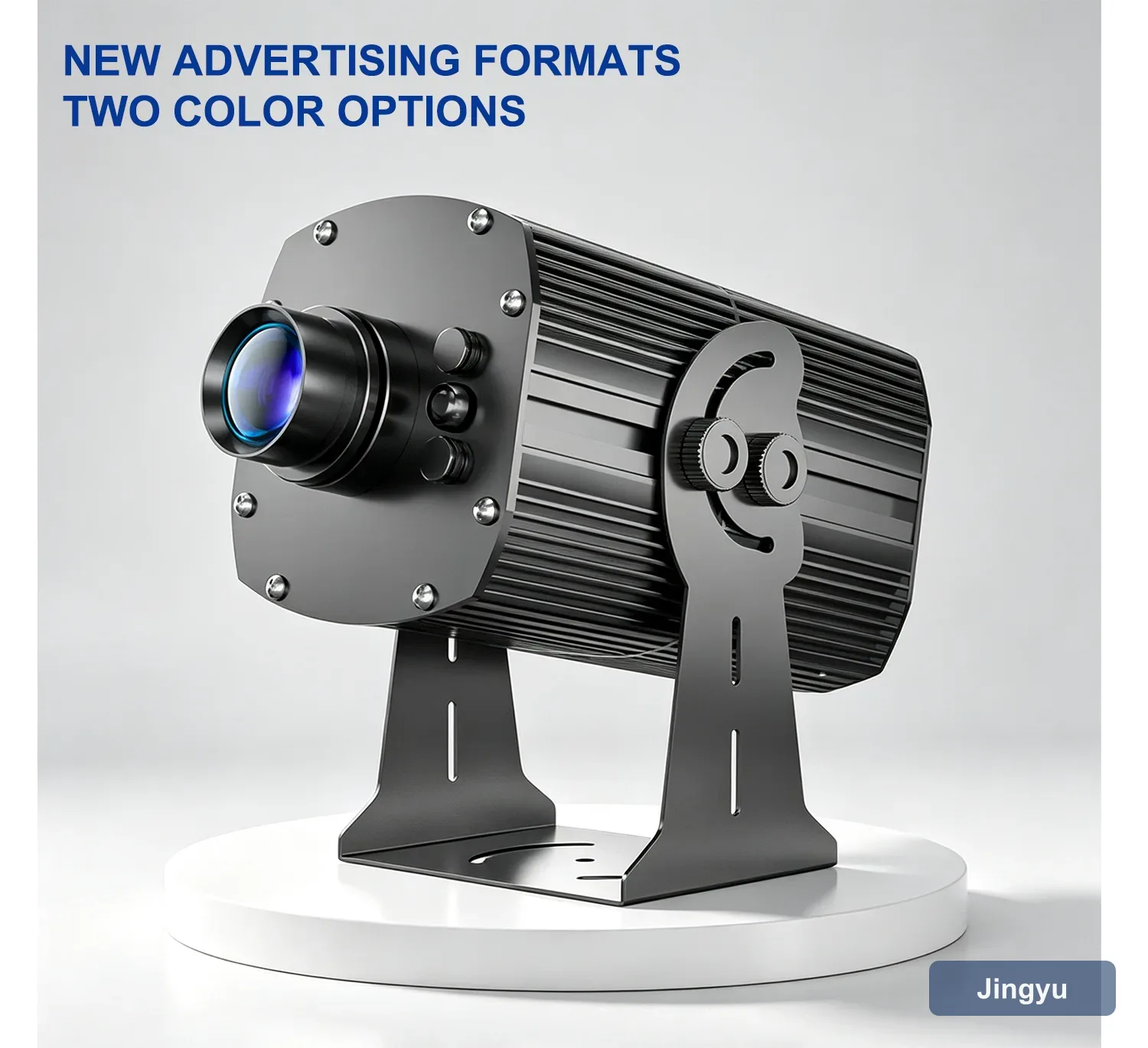 600W High Power Outdoor LED Gobo Projector, Waterproof Custom Rotatable Logo for Building Facade Ads — detail 1