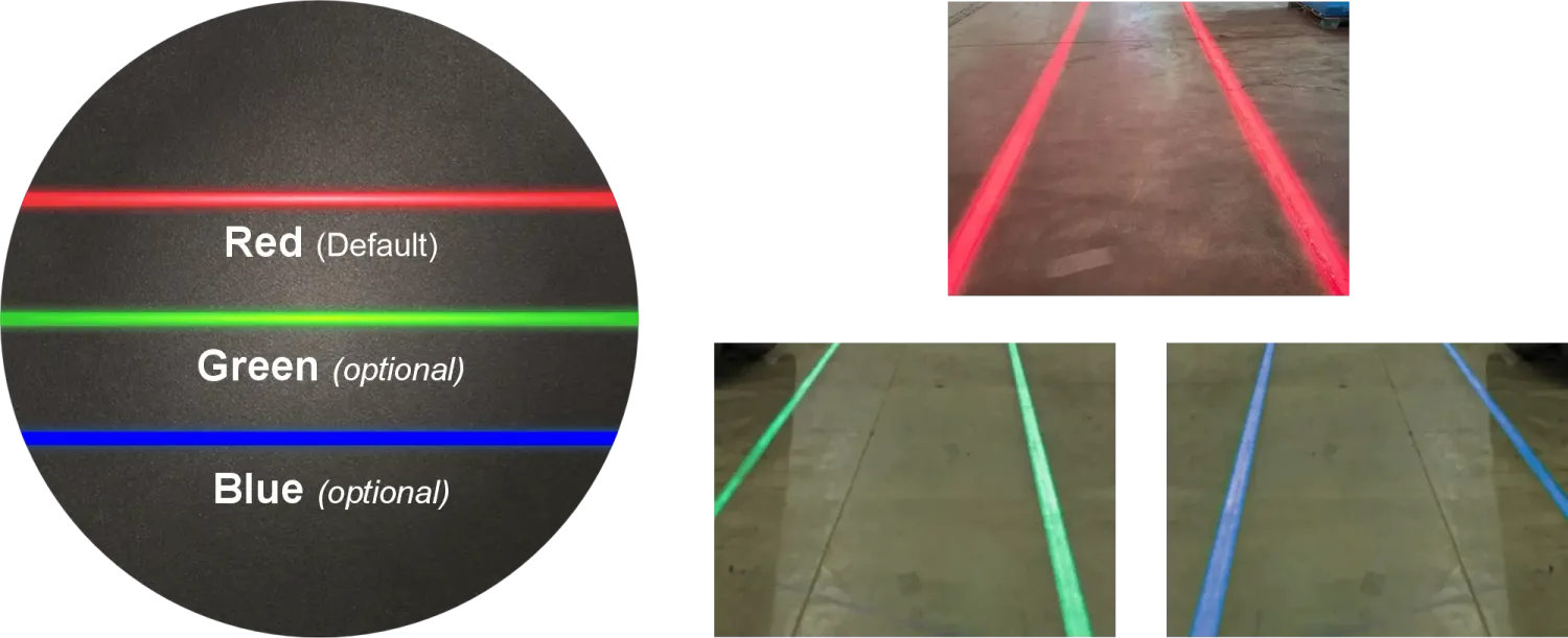 Laser Line Projection Light | Industrial Warning Sign Projector, Virtual Sidewalk & High-Bright Laser Spotlight — detail 2