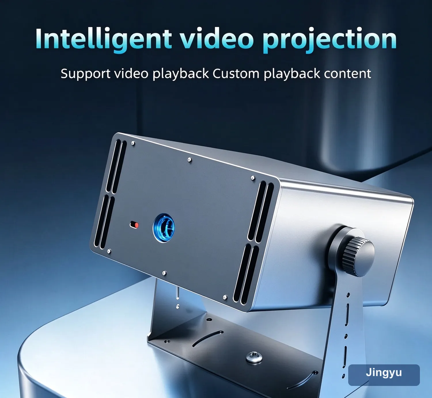 Smart Video Gobo Projector, Dynamic Animation Advertising Projection Light for Elevator & Commercial Brand Display — detail 1