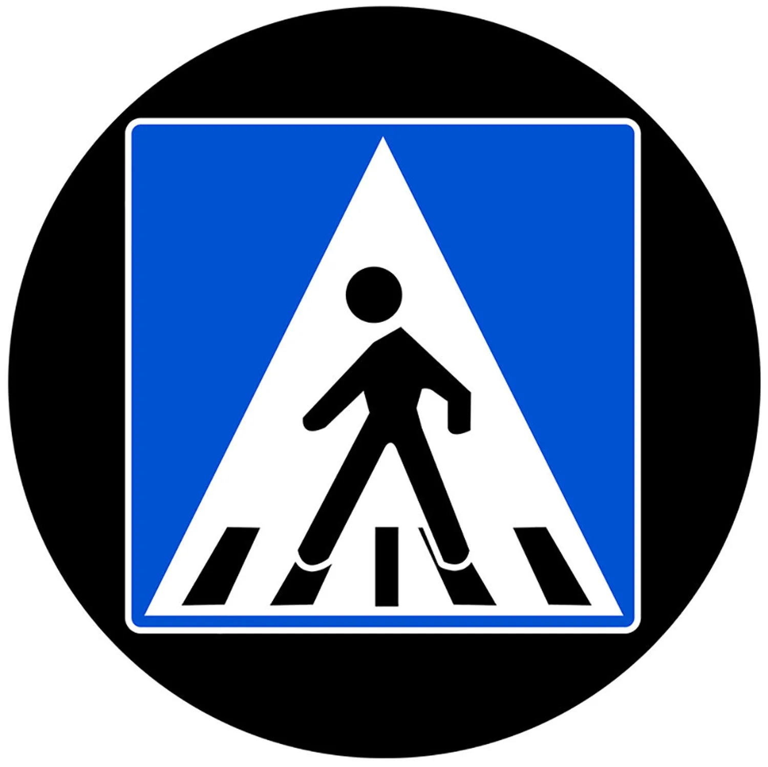 Safety Road Traffic logo Sidewalk zebra Crossing Warning Signs for Gobo Projector — detail 5