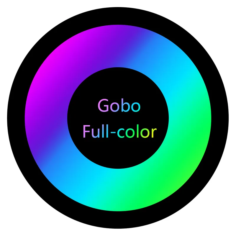 Single-color / Dual-color / Three-color & Full-color Custom Gobo Pieces for Projectors view 7