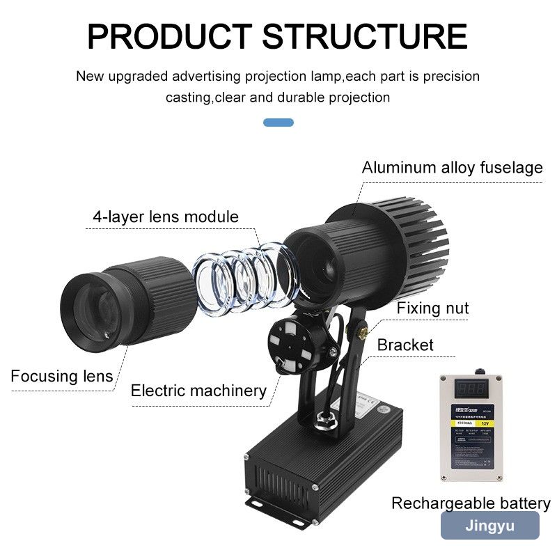 50w Gobo logo Projector Led Sign Advertising Light view 4