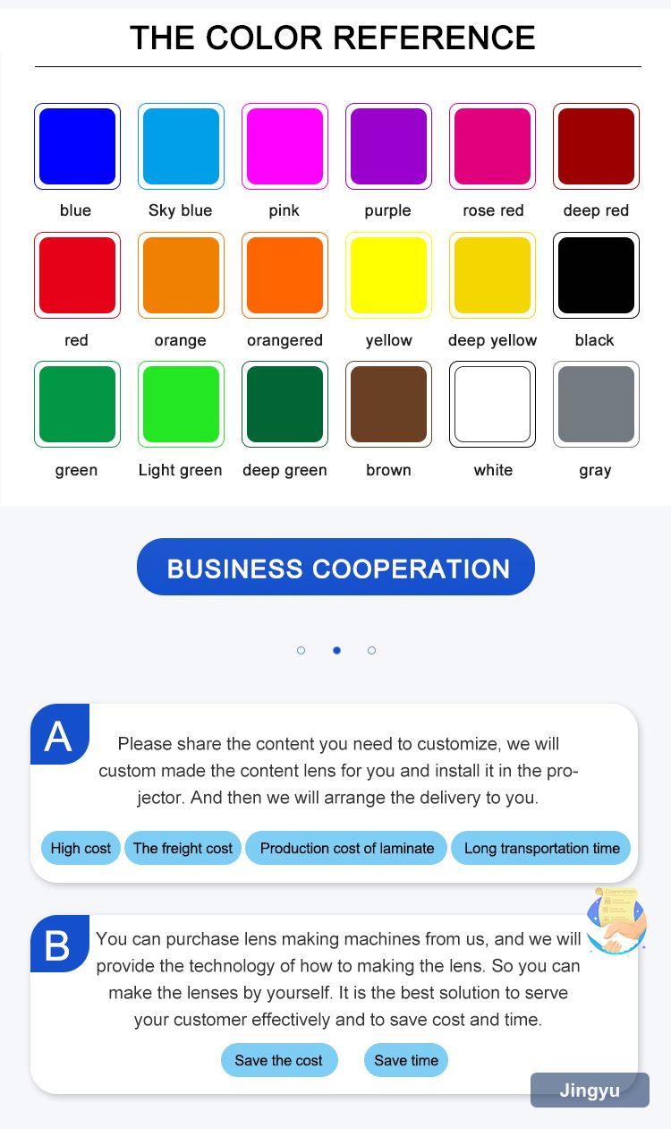 Track Gobo Projector 25 W Customized Pattern for Advertisement Black Color Jingyu Brand Track Style Logo Gobo Projectors view 5