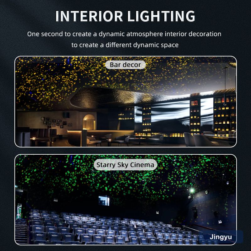 20W Dynamic Breathing Firefly Laser Projection Light Outdoor Waterproof Park Lighting Projection Gobo logo Projector view 4