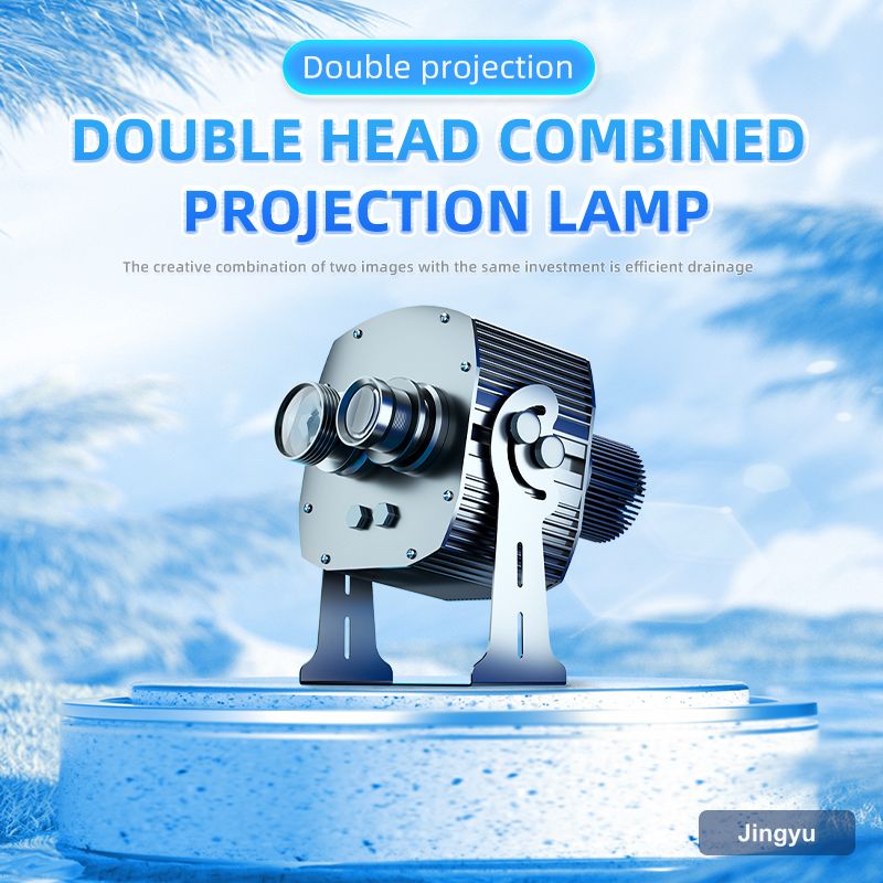 Aluminum Alloy Gobo Projector Indoor logo Projection Lamp Multi Image Display Advertising Light view 3