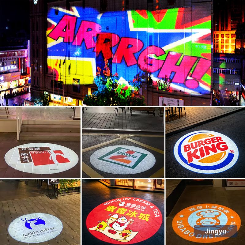 15W Gobo logo Projector Excellent Bright HD Pro Aluminum Alloy Non Waterproof Indoor Wall Floor Entrance Advertising Light view 3