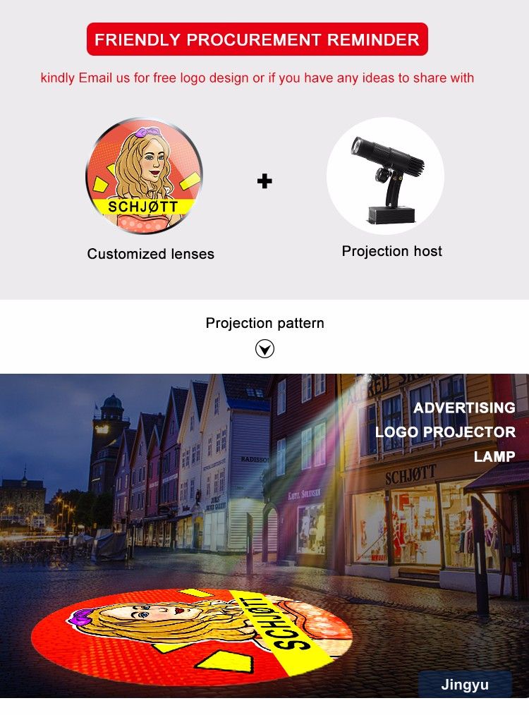 Hot Sale 15W Silver Customized Led Indoor Christmas Decoration Advertisement Gobo Logo Projector view 6