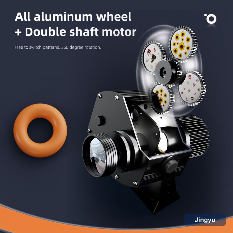80W Waterproof Advertising Projector Gobo Light for Outdoor Use logo Projection Lights view 5