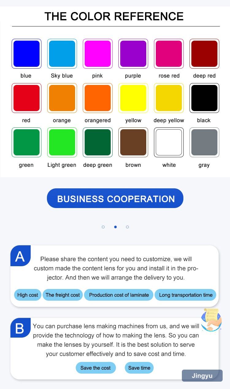 100W Black Waterproof Gobo Projector Laser Night Light Custom logo Projector view 5
