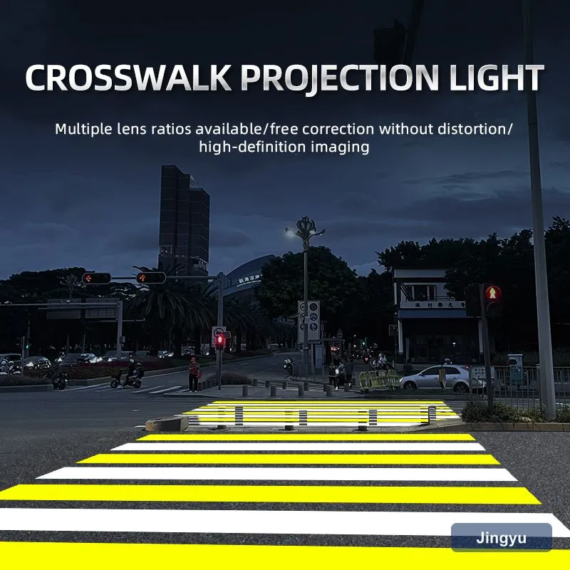 Crosswalk Marking Gobo Projector Industrial Pedestrian Walkway Warning Traffic Light Traffic signal Advertising Light