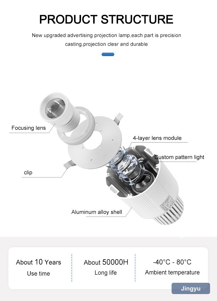Laser logo Projection Light 35W IP44 Laser logo Projector Good Price Projectors logo Lights view 6