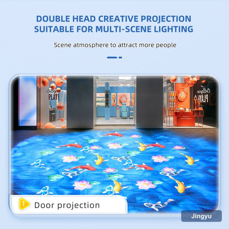 Aluminum Alloy Gobo Projector Indoor logo Projection Lamp Multi Image Display Advertising Light view 6