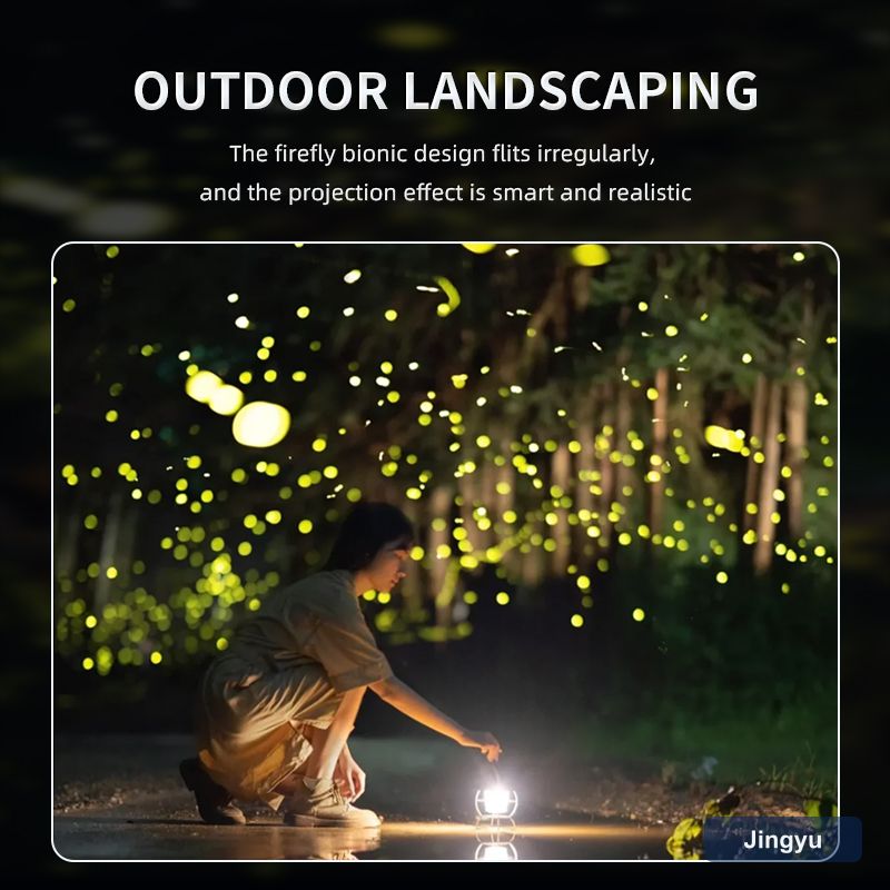 20W Dynamic Breathing Firefly Laser Projection Light Outdoor Waterproof Park Lighting Projection Gobo logo Projector view 2