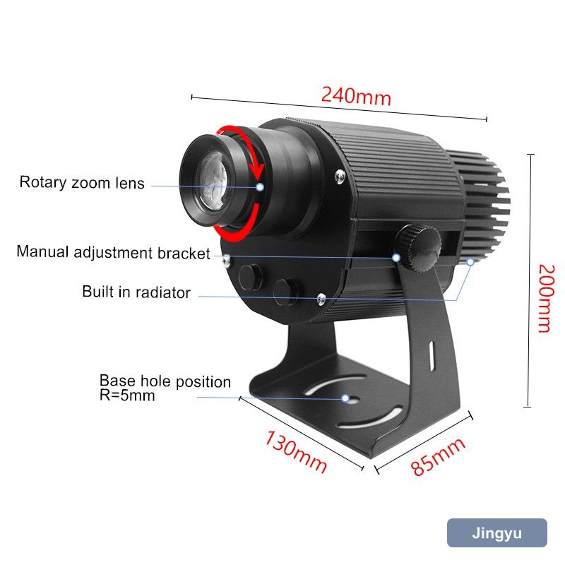Waterproof 100W Gobo Zoom logo Projector Colorful Gobo Light logo Projector Gobo Lights view 3
