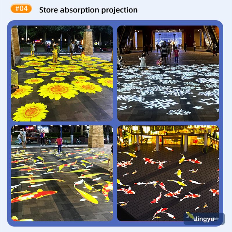 Dynamic Pattern Projection Light Outdoor Waterproof Lighting Special Effects Projection Gobo logo Projector view 5