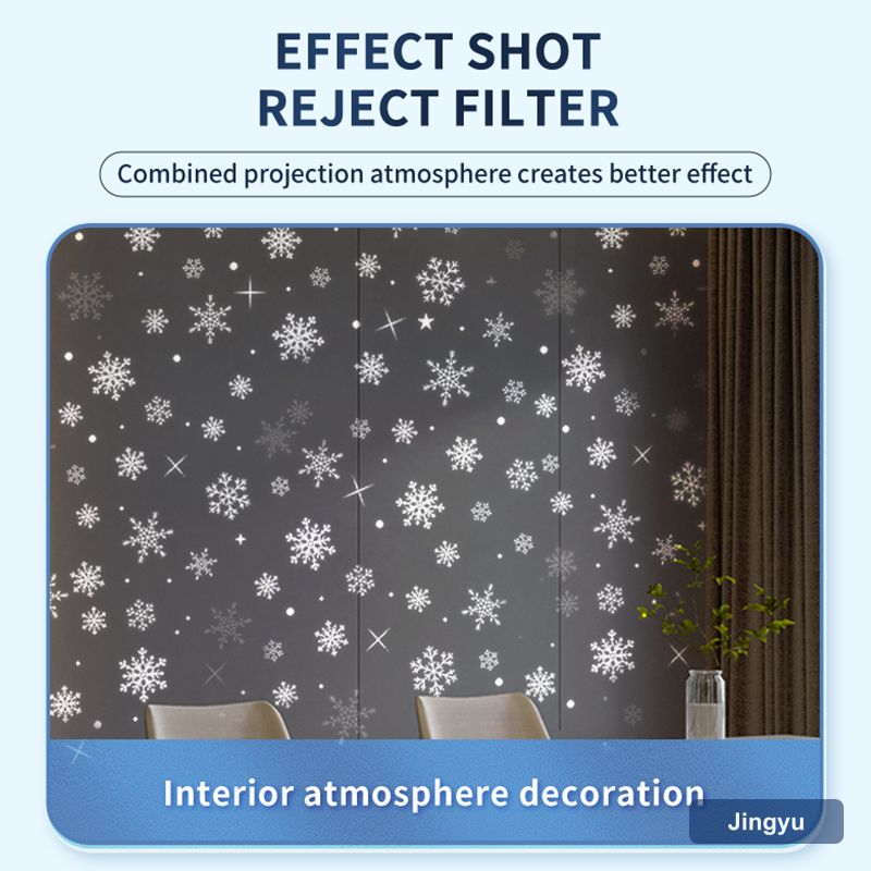 Outdoor Waterproof Christmas Holiday Landscape Decorative Lighting Snowflake LED Snowfall Projector Lamp Gobo Projector Lights view 6