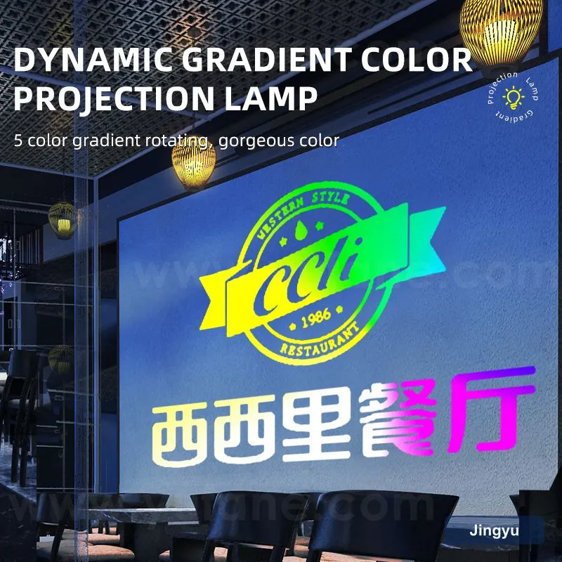 Dynamic Color Changing Water Pattern Light, LED Gobo Projector Light with Outdoor Waterproof IP67, for Wedding, Wall Decor, Advertising & DJ Stage Lighting view 6