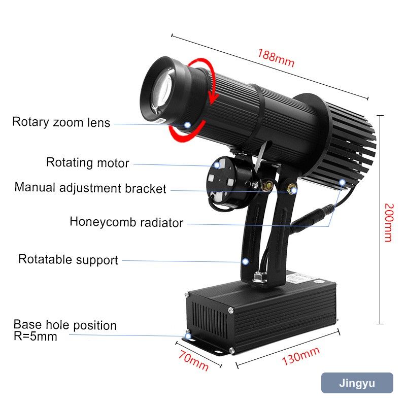 50w Gobo logo Projector Led Sign Advertising Light view 3