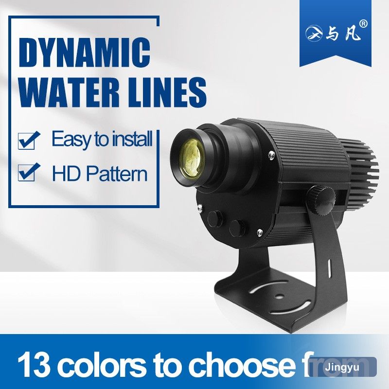 Professional Led Gobo logo Projector Outdoor 80w Dmx Water Effect Stage Light Projection kc Ce Certification view 5