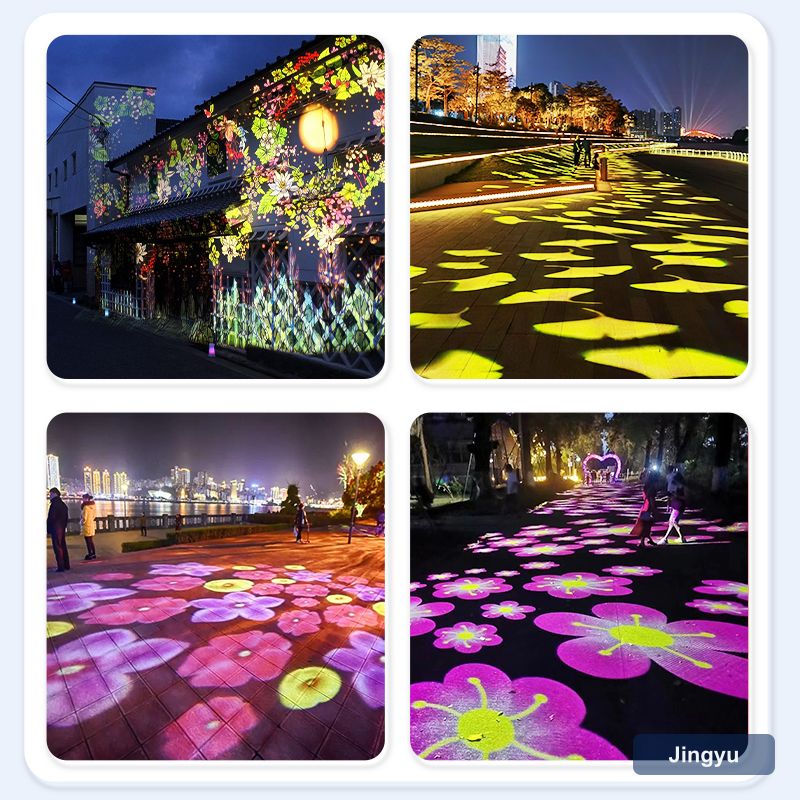 Dynamic Pattern Projection Light Outdoor Waterproof Lighting Special Effects Projection Gobo logo Projector view 4