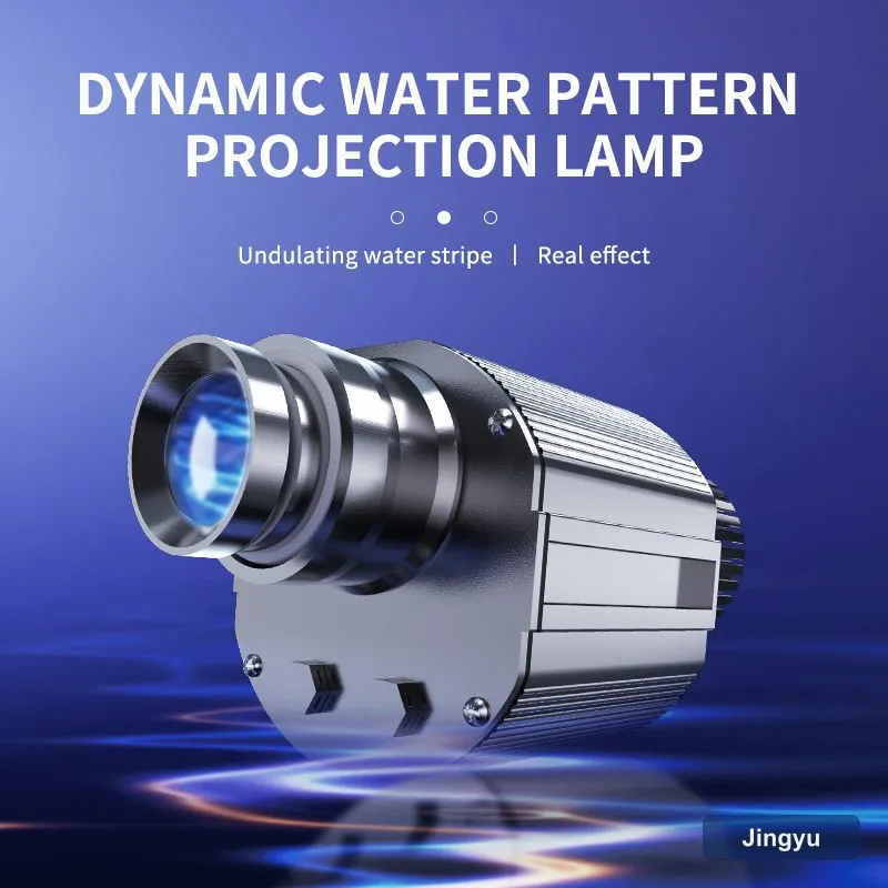 40W-100W LED Water Wave Pattern Light | IP67 Waterproof Outdoor Water Effect Gobo Projector, Colorful Landscape DJ Night Club Light view 2