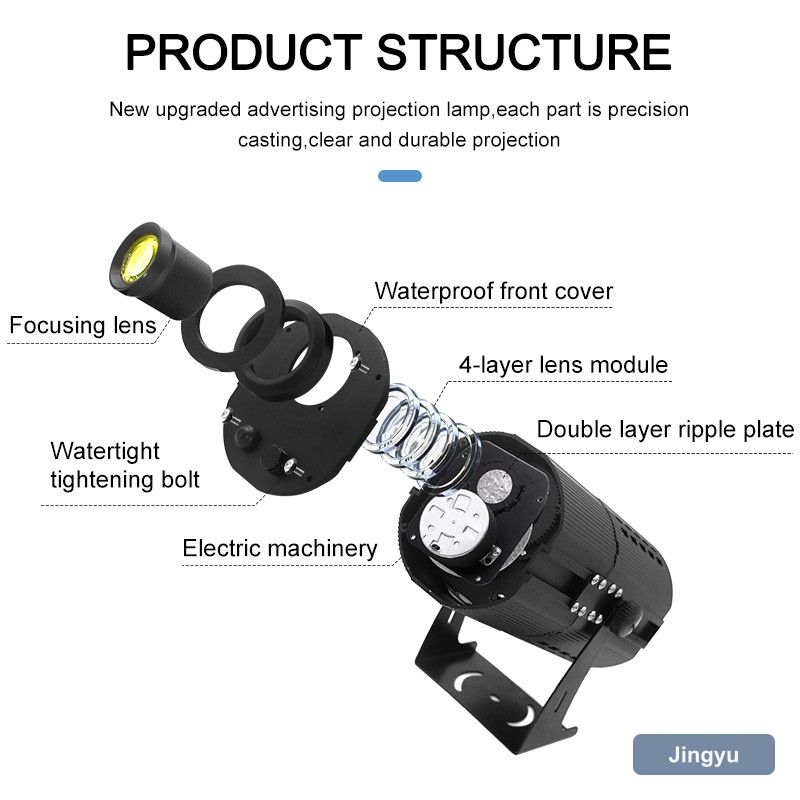 New Launching 40W Water Wave Projector IP67 Waterproof Water Wave Light Projector Gobo Lights view 3