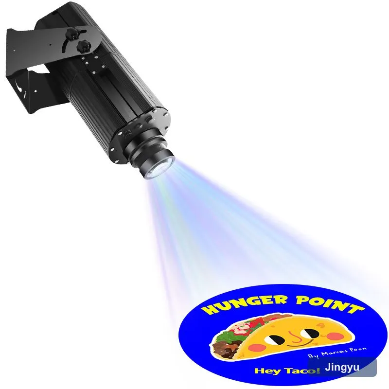80w Outdoor Ip67 Waterproof Custom Laser Led logo Gobo Proje