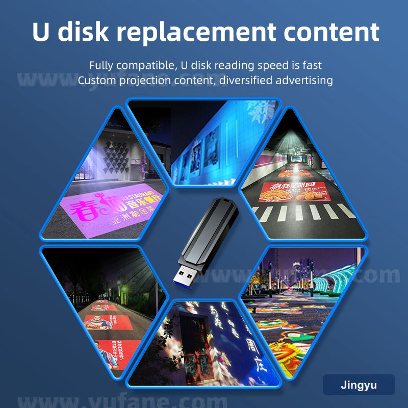 Other Advertising Equipment Elevator Zoom Dynamic Image Decorations Projection Light Smart Animation Video Gobo logo Projector view 4