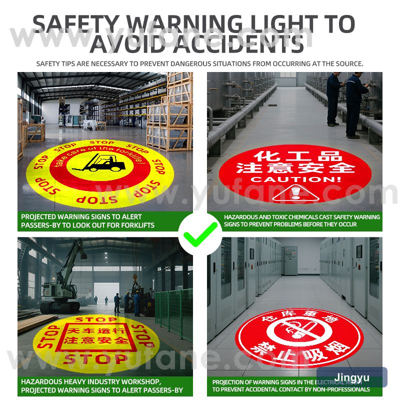 High Power Industrial Sensor Projection Light Overhead Crane