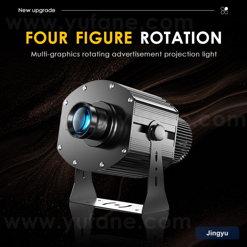 Outdoor Ip65 Waterproof Customised 150w Rotating logo Led Gobo Projector Light view 2