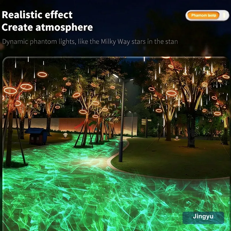 Dynamic Dream Phantom Projection Light Outdoor Atmosphere Project Lighting Park Starry Decoration Water Laser Light
