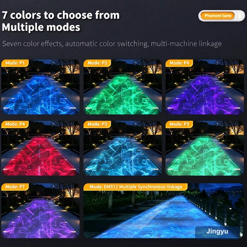 Dynamic Dream Phantom Projection Light Outdoor Atmosphere Project Lighting Park Starry Decoration Water Laser Light view 3