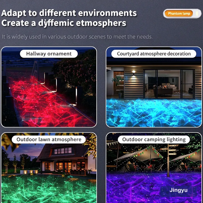 Dynamic Dream Phantom Projection Light Outdoor Atmosphere Project Lighting Park Starry Decoration Water Laser Light view 4