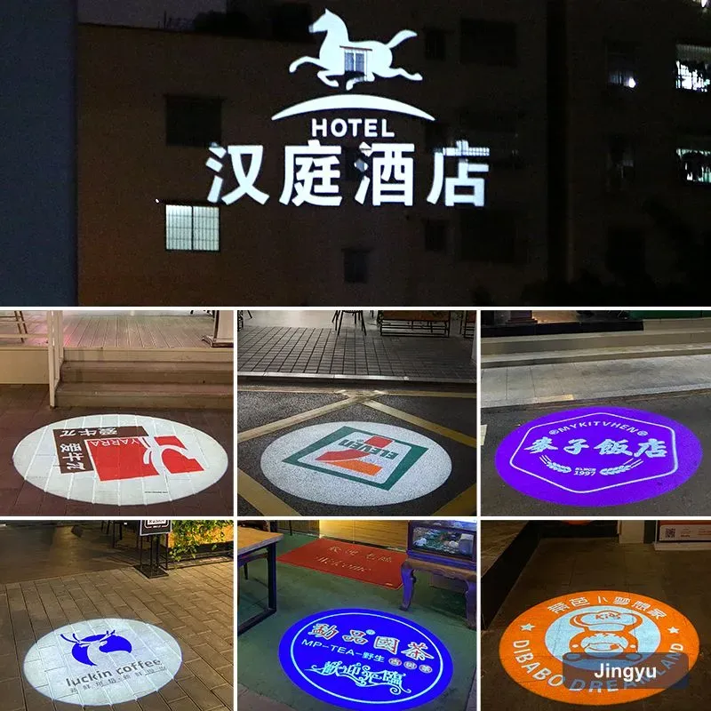15W-100W Embedded Gobo Projector Indoor Concealed Floor Guidelines Custom Pattern Signage Ceiling Advertising logo Projection Light view 4