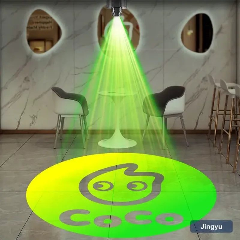 15W-100W Embedded Gobo Projector Indoor Concealed Floor Guidelines Custom Pattern Signage Ceiling Advertising logo Projection Light view 5