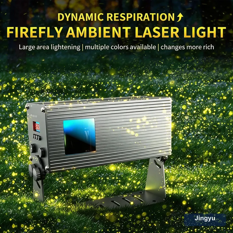 20W Dynamic Breathing Firefly Laser Projector, IP67 Waterproof Outdoor Firefly Light for Park Landscape & Event Atmosphere Lighting