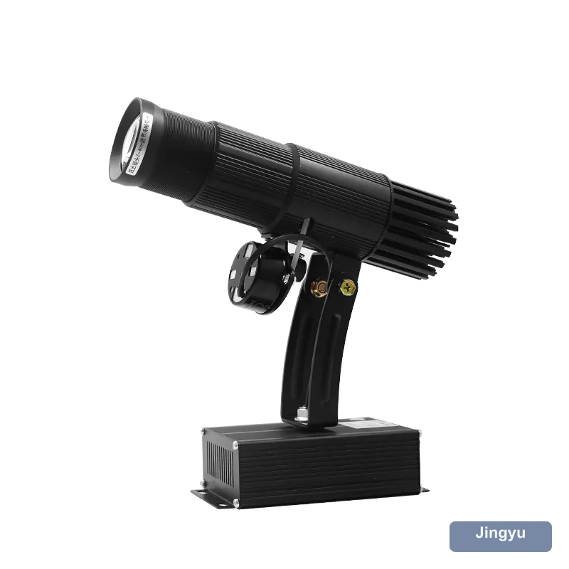 Portable Rechargeable Gobo Logo Projector Light, HD LED Lens Manual Zoom Adjustable Angle Custom Pattern Projection Lamp