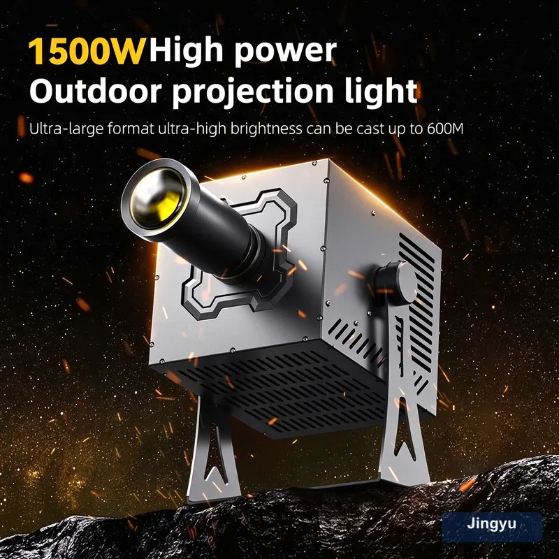 1500W High-Power Outdoor Gobo Logo Projector, Industrial Adv