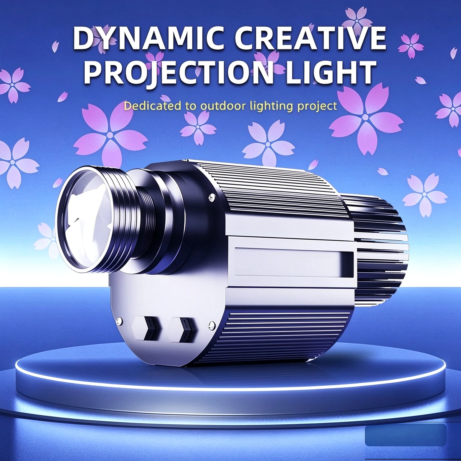 Dynamic Pattern Projection Light Outdoor Waterproof Lighting Special Effects Projection Gobo Logo Projector view 3