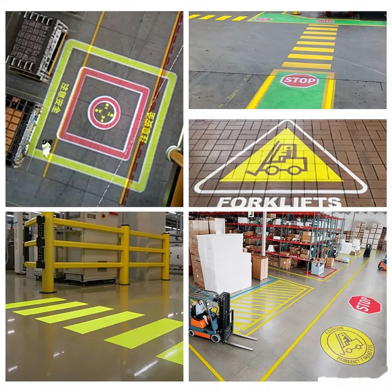 High Power Crosswalk Marking Gobo Projector | Outdoor Pedestrian Warning Traffic Safety & Commercial Advertising Light view 2